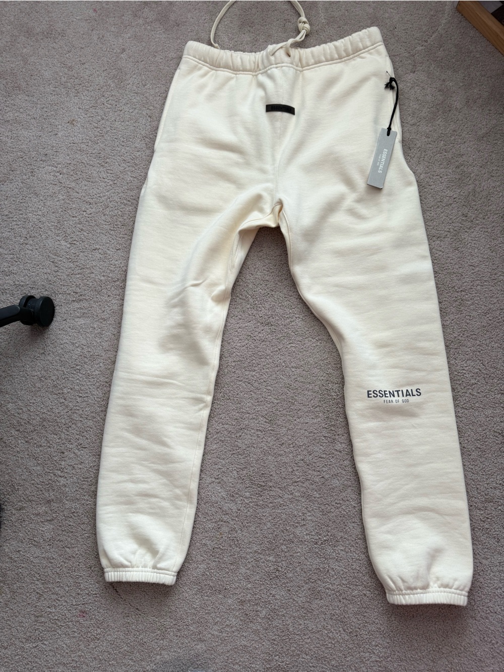 Men’s ESSENTIALS Cream Sweatpants